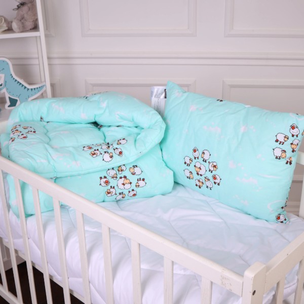 Фото - Подушка стандартна MirSon Kids Time 20-0030 Lambs 50х70 см (2200009669033)