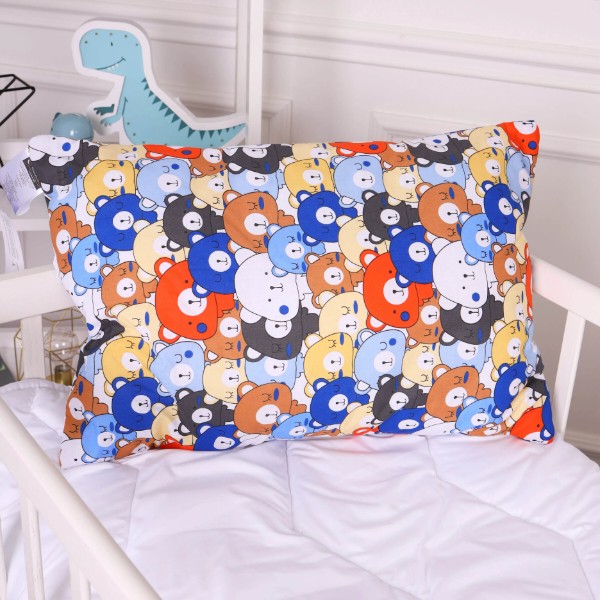 Фото - Подушка стандартная MirSon Kids Time 20-0032 Colored bears 40х60 см (2200009664816)