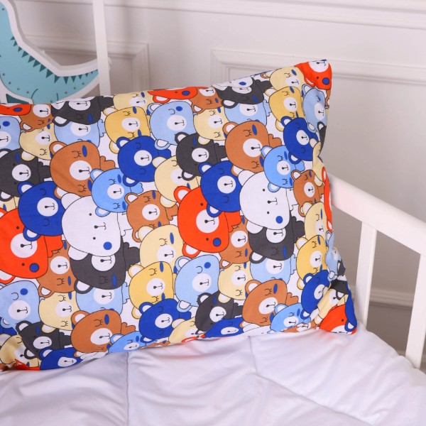 Фото - Подушка стандартная MirSon Kids Time 20-0032 Colored bears 40х60 см (2200009664816)