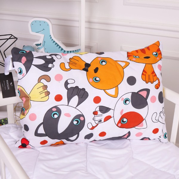 Фото - Подушка дитяча стандартна MirSon Kids Time 20-0035 Colored kittens 40х60 см EcoSilk (2200009669170)