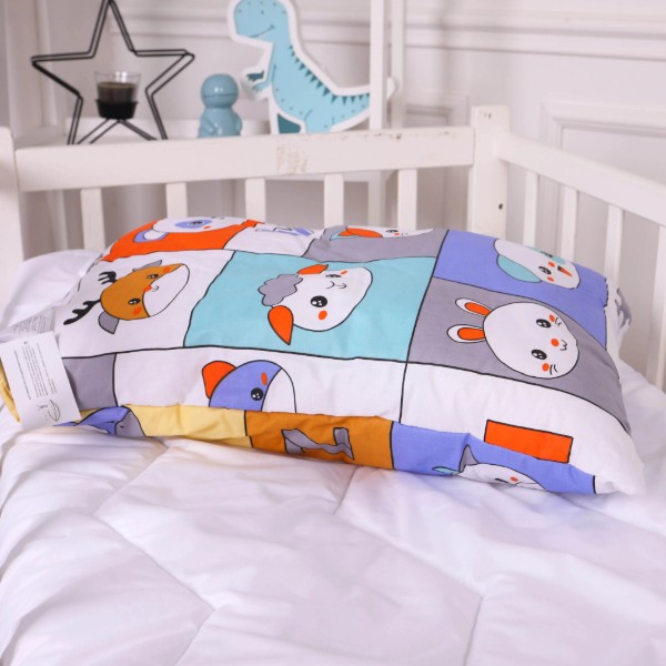 Фото - Подушка детская стандартная MirSon Kids Time 20-0039 Zoo alphabet 40х60 см EcoSilk (2200009669293)