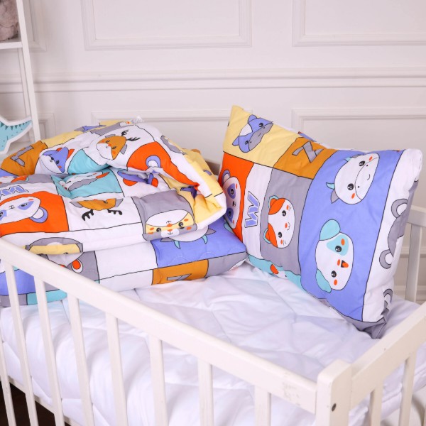 Фото - Подушка детская стандартная MirSon Kids Time 20-0039 Zoo alphabet 40х60 см EcoSilk (2200009669293)