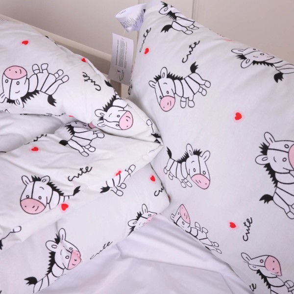 Фото - Подушка стандартная MirSon Kids Time 20-0040 Cute white zebra EcoSilk 40х60 см (2200009669323)