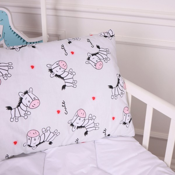 Фото - Подушка стандартная MirSon Kids Time 20-0040 Cute white zebra EcoSilk 40х60 см (2200009669323)