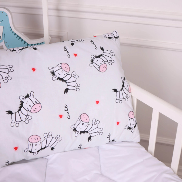 Фото - Подушка стандартная MirSon Kids Time 20-0040 Cute white zebra 50х70 см (2200009665950)