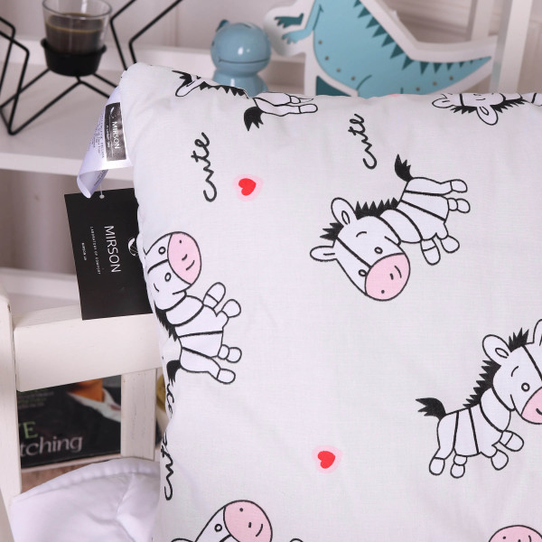 Фото - Подушка стандартная MirSon Kids Time 20-0040 Cute white zebra 50х70 см (2200009665950)