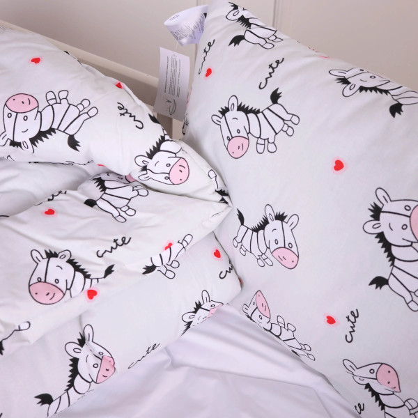 Фото - Подушка стандартная MirSon Kids Time 20-0040 Cute white zebra 50х70 см (2200009665950)