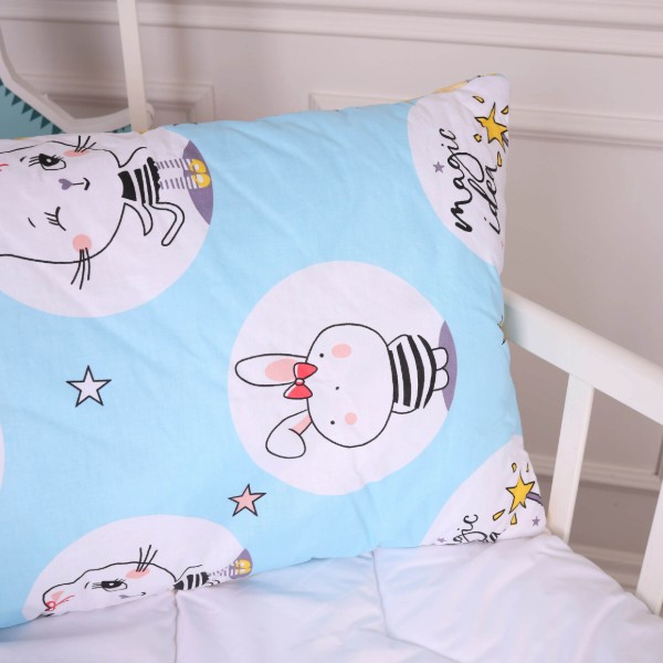 Фото - Подушка детская стандартная MirSon Kids Time 20-0044 Cats and bunnies 40х60 см EcoSilk (2200009669446)