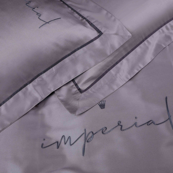 Фото - Комплект постільної білизни MirSon King Size 220х240 см Imperial Tencel №06 Gray (2200010755251)