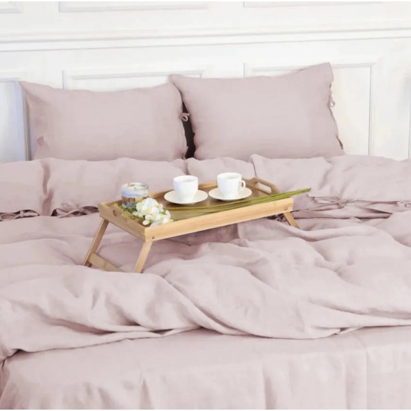 Фото - Комплект постільної білизни дитячий MirSon Льон Natural Linen Amalia 110х140 (2200008248697)