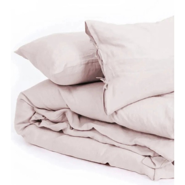 Фото - Комплект постільної білизни дитячий MirSon Льон Natural Linen Amalia 110х140 (2200008248697)