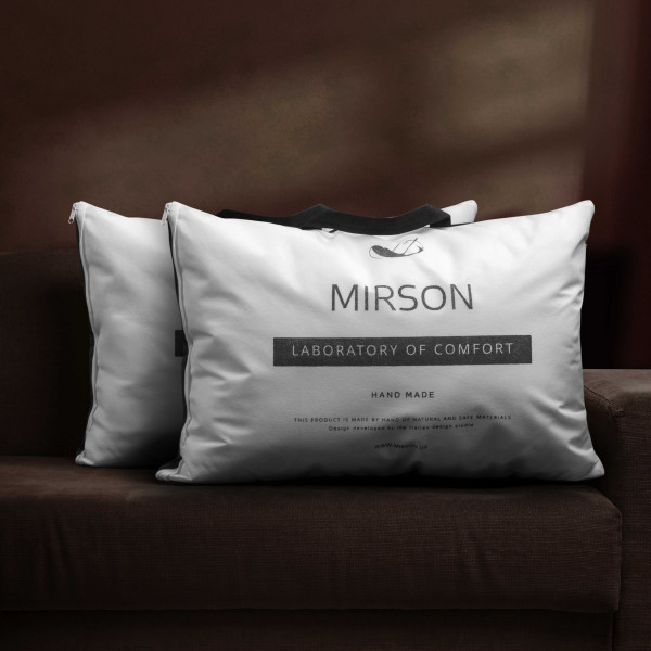 Фото - Подушка стандартная MirSon 1282 Luxury Exclusive с эвкалиптом Высокая 60х60 см (2200001519985)