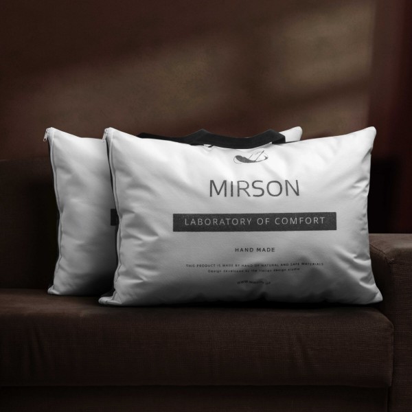 Фото - Подушка стандартна MirSon 1499 Luxury Exclusive memory effekt Середня 50х70 см (2200001540712)