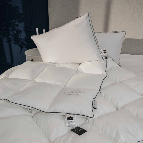 Фото - Ковдра зимова двоспальна MirSon Silk Luxury Exclusive 0512 172х205 см (2200000038289)