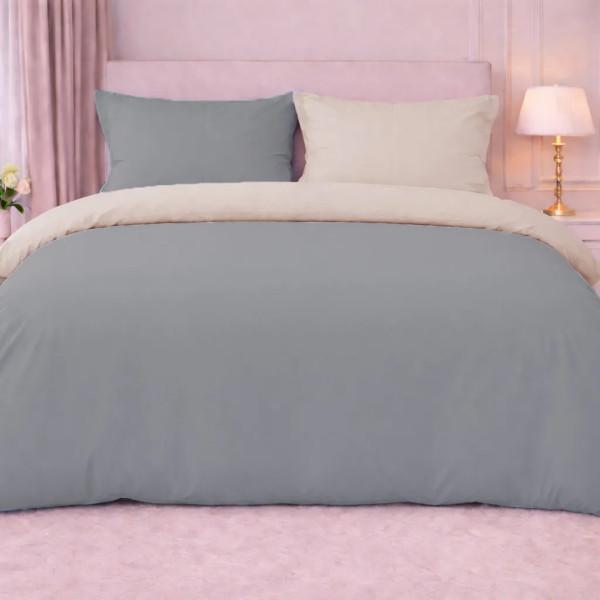 Фото - Комплект постільної білизни MirSon Poplin Line 015 + 056 Miguel 143 x 210 см (2200006281528)