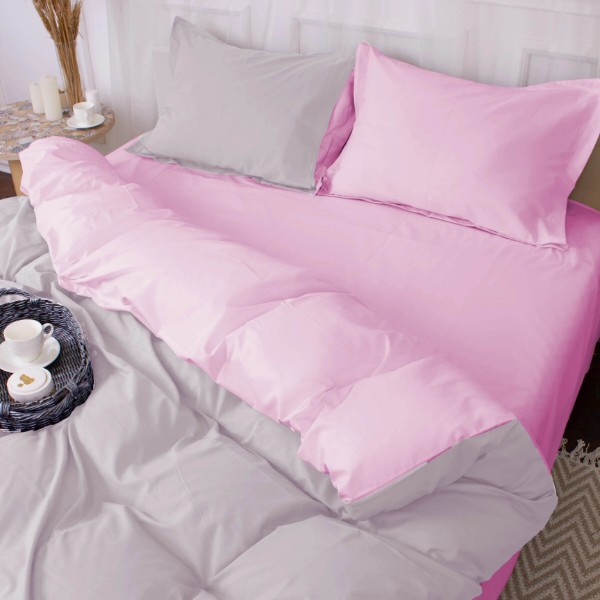 Фото - Комплект постельного белья MirSon Poplin Line 018 + 054 Richelle 200 x 220 см (2200006282808)