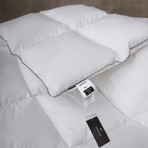 Фото - Ковдра зимова двоспальна євро MirSon пухова Raffaello 053 200x220 см (2200000018168)