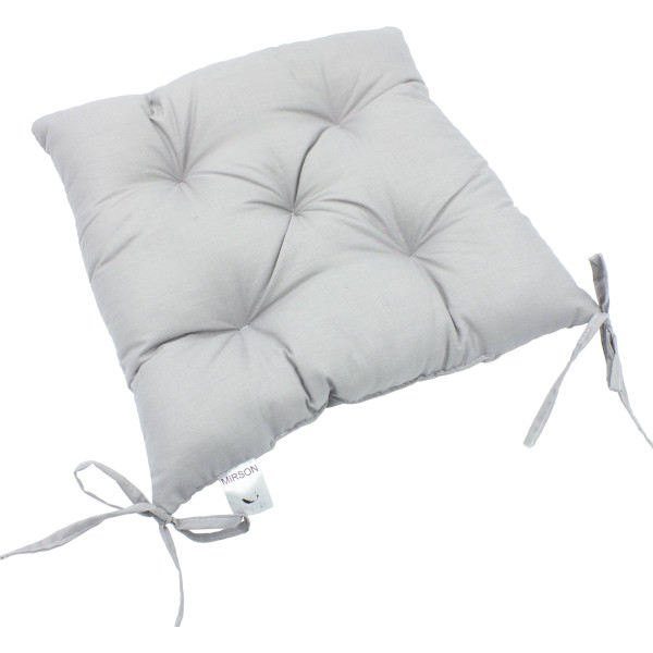 Фото - Подушка для стула MirSon Ranforce Elite 16-5703 Light Gray 40х50 см (2200006276043)