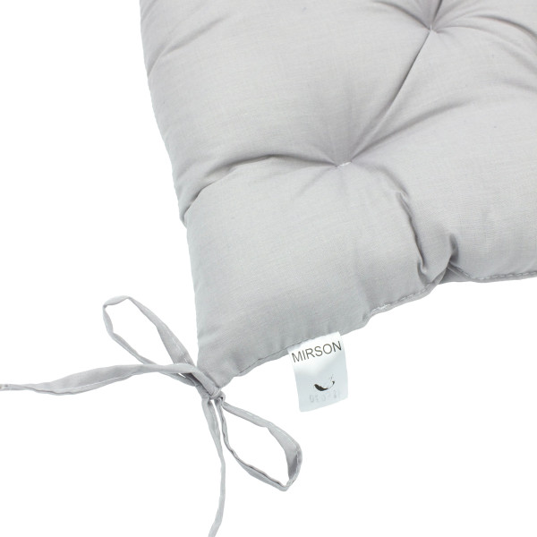 Фото - Подушка для стула MirSon Ranforce Elite 16-5703 Light Gray 40х50 см (2200006276043)