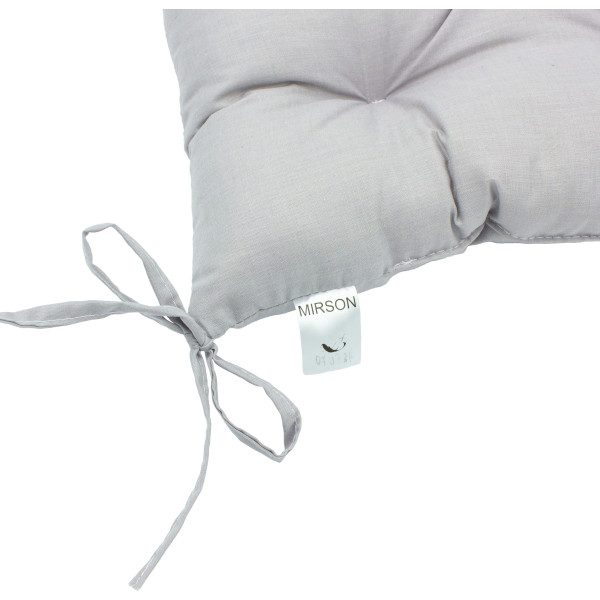 Фото - Подушка для стула MirSon Ranforce Elite 16-5703 Light Gray 40х50 см (2200006276043)