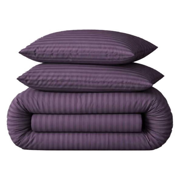 Фото - Комплект постільної білизни MirSon 200 x 220 Ranforce Elite 17-0603 Stripe Violet Ранфорс (2200008051617)