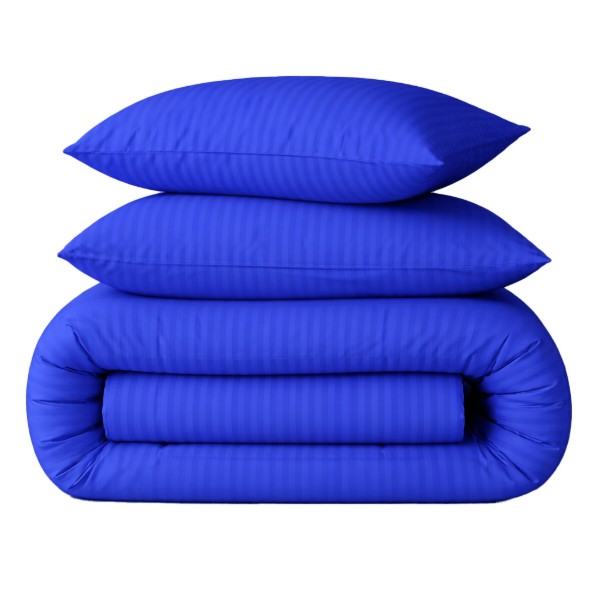 Фото - Комплект постільної білизни MirSon 200 x 220 Ranforce Elite 17-0609 Stripe Blue Ранфорс (2200008055615)
