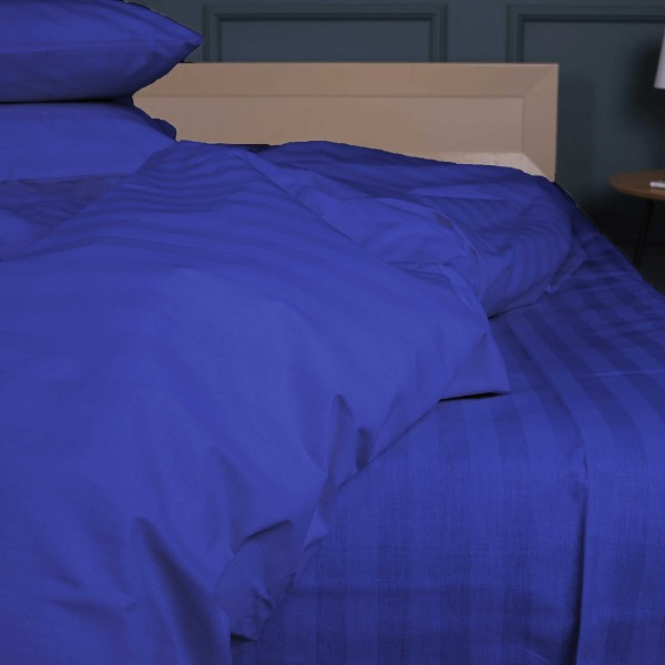 Фото - Комплект постільної білизни MirSon 200 x 220 Ranforce Elite 17-0609 Stripe Blue Ранфорс (2200008055615)
