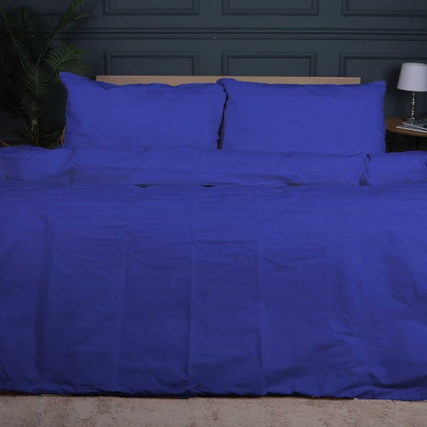 Фото - Комплект постільної білизни MirSon 200 x 220 Ranforce Elite 17-0609 Stripe Blue Ранфорс (2200008055615)
