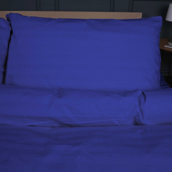 Фото - Комплект постільної білизни MirSon 200 x 220 Ranforce Elite 17-0609 Stripe Blue Ранфорс (2200008055615)