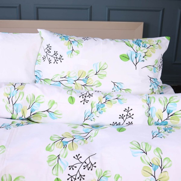 Фото - Комплект постільної білизни дитячий MirSon Ranforce Elite 17-0707 Spring Branches 110х140 (2200010618808)