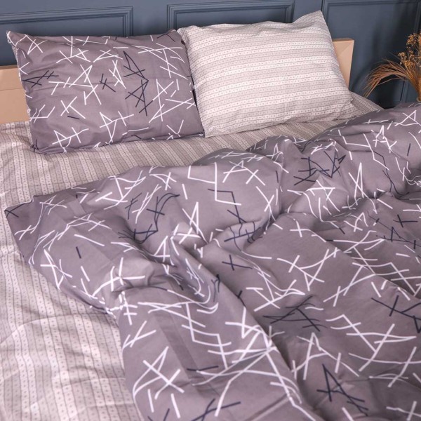 Фото - Комплект постельного белья детский MirSon Ranforce Elite 17-0906 Scandi Lines 110х140 (2200012434314)