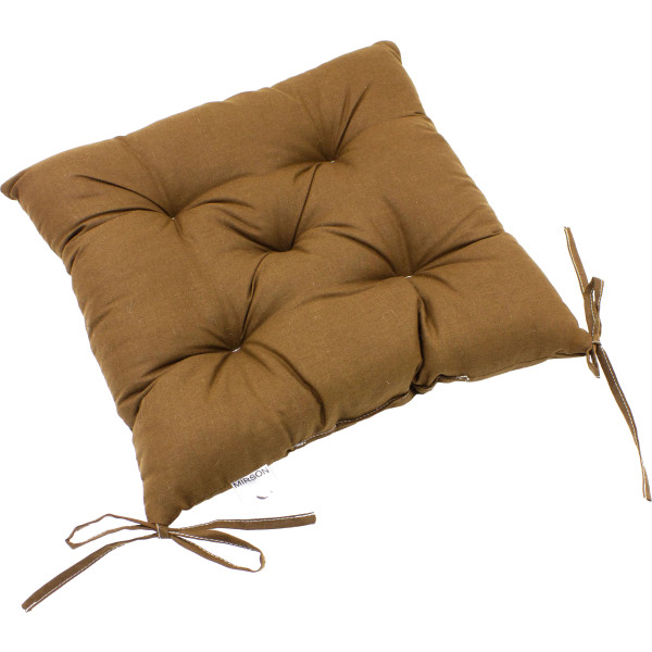 Фото - Подушка для стільця MirSon Ranforce Elite 19-1217 Chocolate Perla 50х50 см (2200006276159)