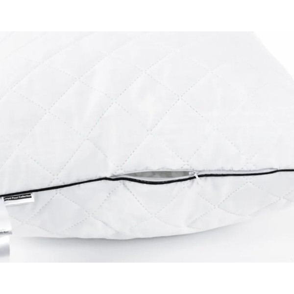 Фото - Подушка стандартна MirSon вовняна 1218 Royal Pearl Premium М'яка 70х70 см (2200001517738)