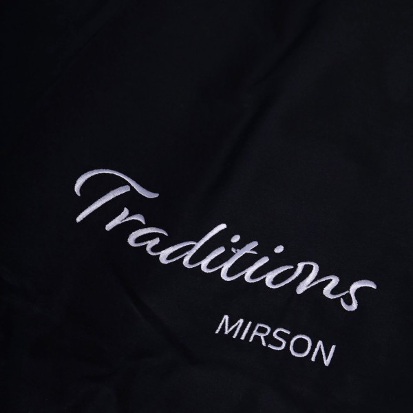 Фото - Комплект постільної білизни MirSon Сатин ELIT 0055 Black Pearl ' Traditions ' 200х220 см (2200008706173)