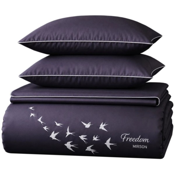 Фото - Комплект постільної білизни дитячий MirSon Сатин ELIT 0240 Iron grey Freedom 110х140 (2200008706838) Фото - Комплект постільної білизни дитячий MirSon Сатин ELIT 0240 Iron grey Freedom 110х140 (2200008706838)