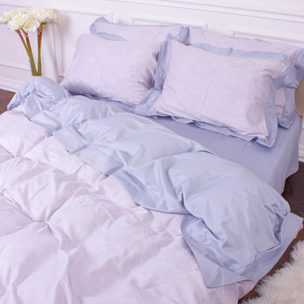 Фото - Комплект постельного белья MirSon Satin Great stone 143х210х2 (2200005395127)