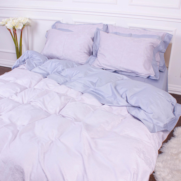 Фото - Комплект постельного белья MirSon Satin Great stone 143х210х2 (2200005395127)