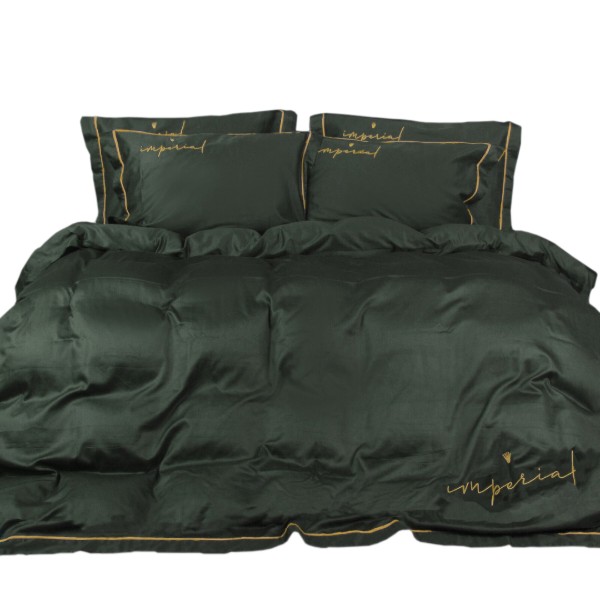 Фото - Комплект постільної білизни MirSon Сатин Imperial Satin Emerald 200х220 см (2200008576257) Фото - Комплект постільної білизни MirSon Сатин Imperial Satin Emerald 200х220 см (2200008576257)
