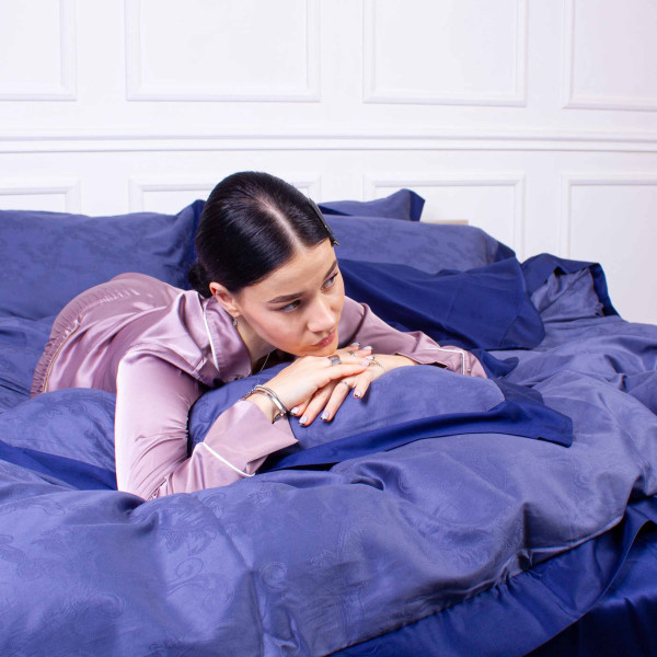 Фото - Комплект постільної білизни MirSon Satin Raging sea 143х210 (2200005611623)