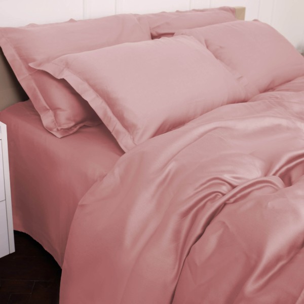 Фото - Комплект постельного белья MirSon Tencel №02 Pink 2x143x210 см (2200009368608)