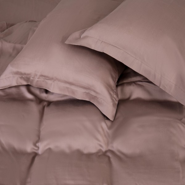 Фото - Простирадло євро MirSon 200x200 см №08 Beige Tencel (2200009637513)