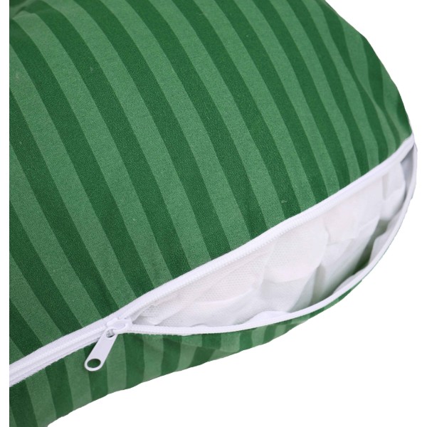Фото - Подушка для майбутніх мам MirSon U-подібна №5029 Color Line 17-0612 Stripe Emerald 140x75x20 см (2200010969900)