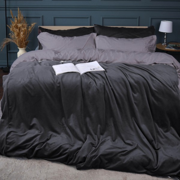 Фото - Комплект постільної білизни MirSon Велюр Winter Delicate 28-0098 Fusto 175х210 (2200004047638)