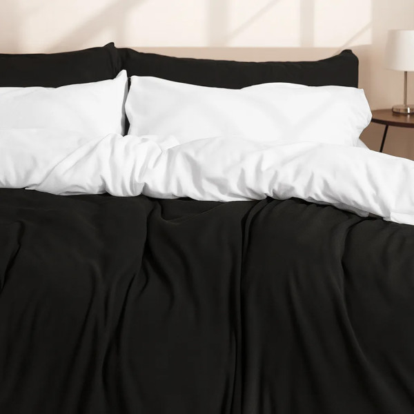 Фото - Комплект постільної білизни MirSon Велюр Winter Frost 28-0001 + 28-0007 Oxalis Velvet 175х210 (2200004005034)