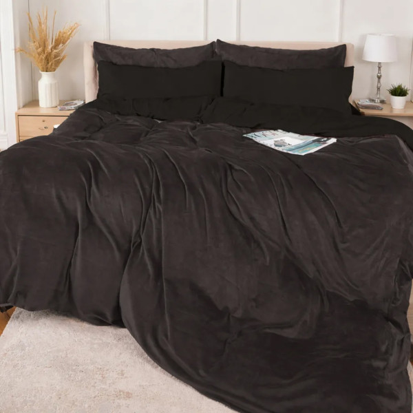 Фото - Комплект постельного белья MirSon Winter Frost 28-0007 + 28-0003 Rhodies Velvet 143х210 (2200004009803)