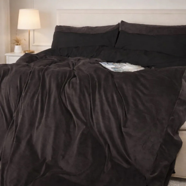 Фото - Комплект постельного белья MirSon Winter Frost 28-0007 + 28-0003 Rhodies Velvet 143х210 (2200004009803)