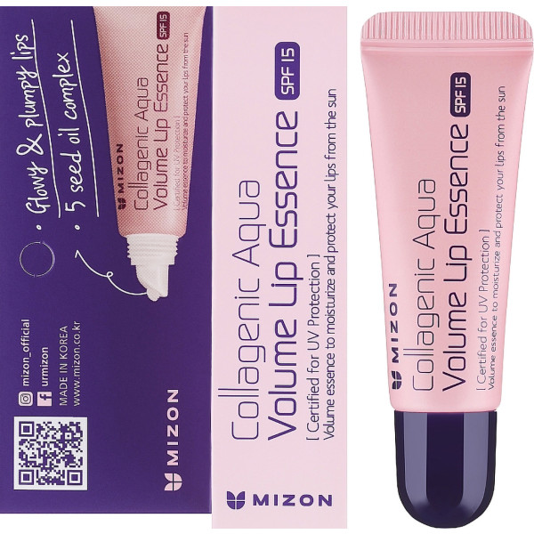 Фото - Бальзам для губ Mizon Collagenic Aqua Volume Lip Essence SPF10 10 мл (8809663753139)