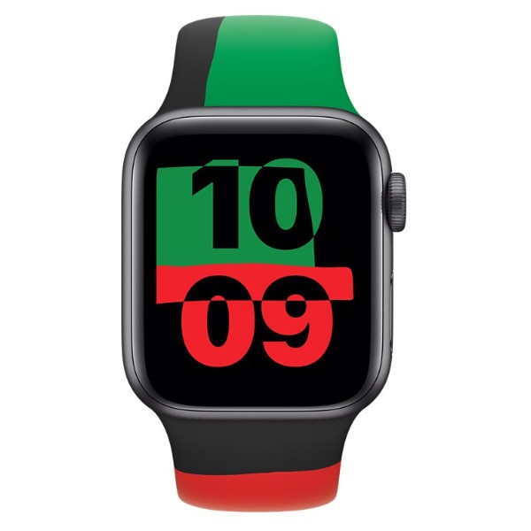 Фото - Ремешок для смарт-часов Apple 40mm Black Unity Sport Band - Regular (MJ4V3ZM/A)
