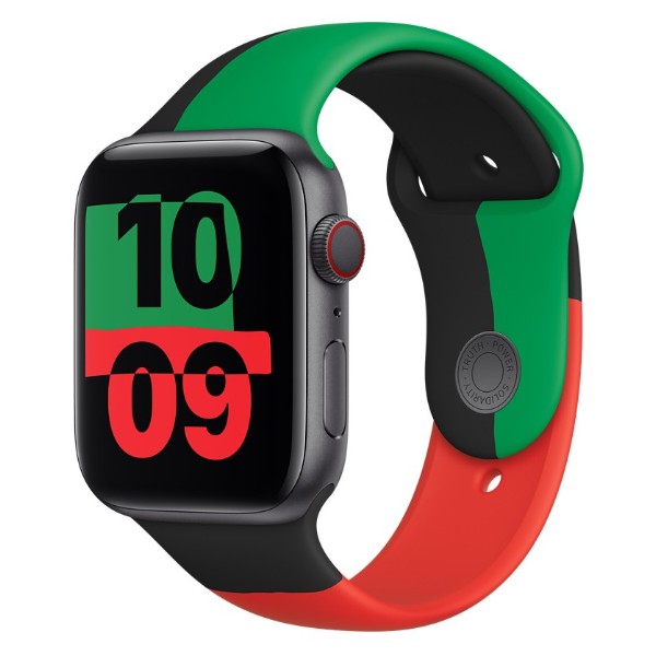 Фото - Ремешок для смарт-часов Apple 44mm Black Unity Sport Band - Regular (MJ4W3ZM/A)
