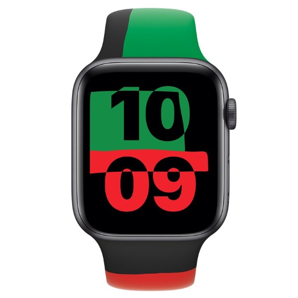 Фото - Ремешок для смарт-часов Apple 44mm Black Unity Sport Band - Regular (MJ4W3ZM/A)